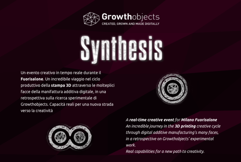 Mostra-evento sulla stampa 3D “Synthesis” (FUORISALONE 2014)