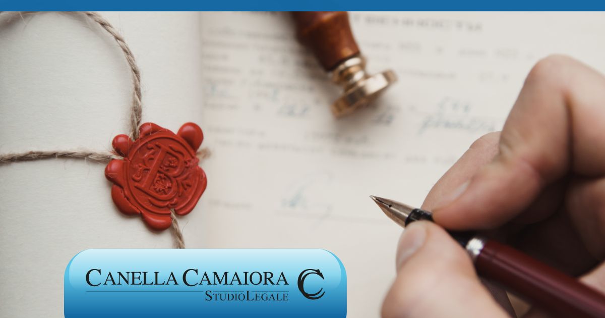 Come scrivere un testamento olografo valido - Canella Camaiora