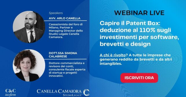 Capire il Patent Box: deduzione al 110% sugli investimenti per software, brevetti e design